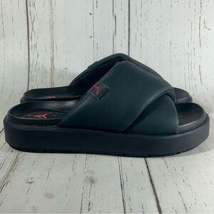 Nike Air Jordan Sophia Slides Off Noir Fire Red Women’s Size 9 DO8863-006